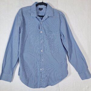 J Crew Long Sleeve Button Down 100% Cotton Mens Shirt size Large